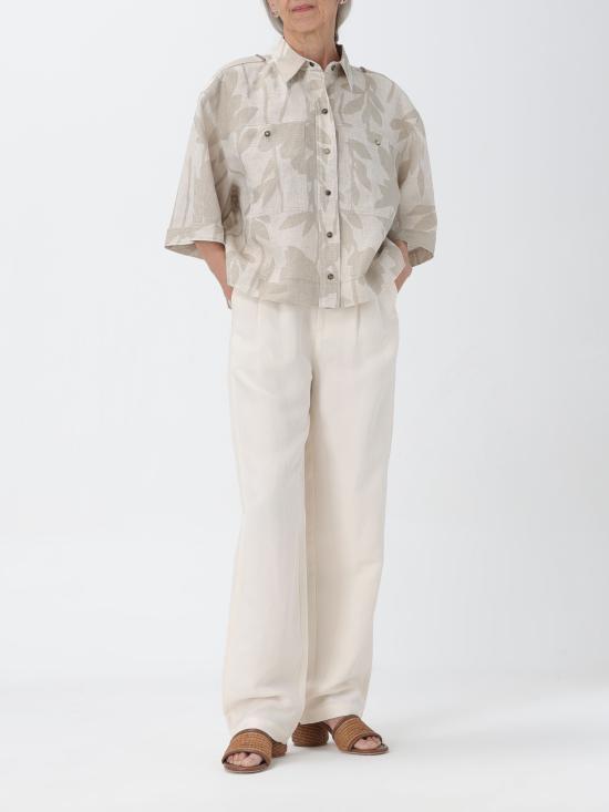  브루넬로 쿠치넬리 셔츠 MB650NJ806 C020 naturale - BRUNELLO CUCINELLI