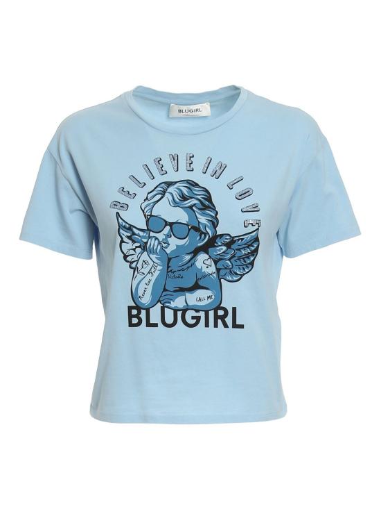  블루걸 반팔 티셔츠 RA2232J5972 44214 azzurro