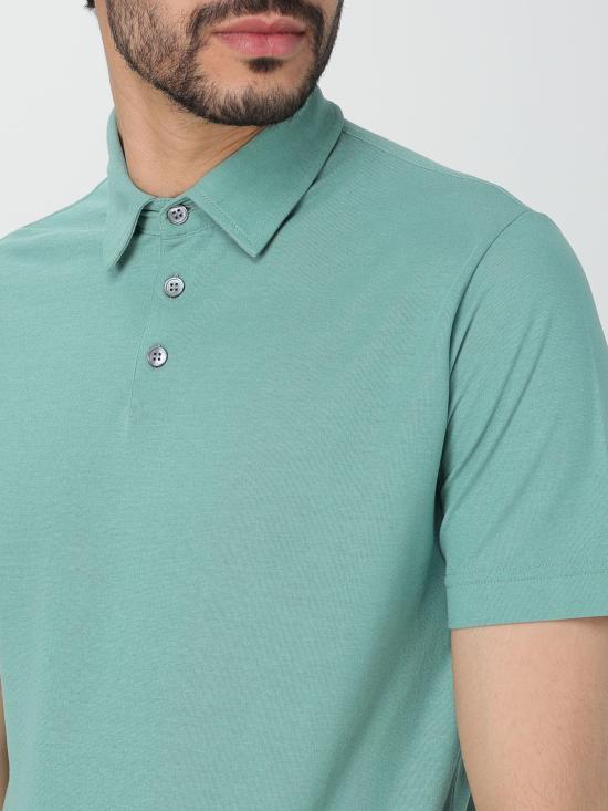  자노네 폴로 티셔츠 811818ZG380 Z2463 verde - ZANONE