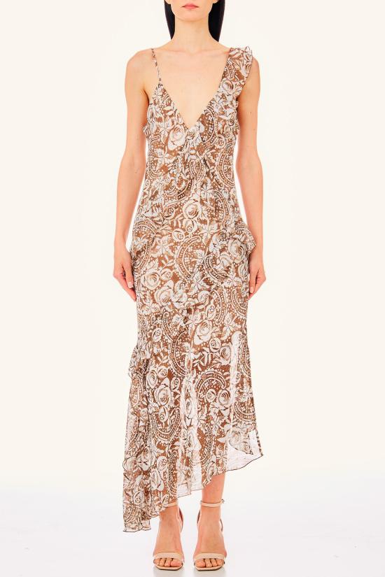  리우조 롱 원피스 MA4307T3888 N9214 marrone