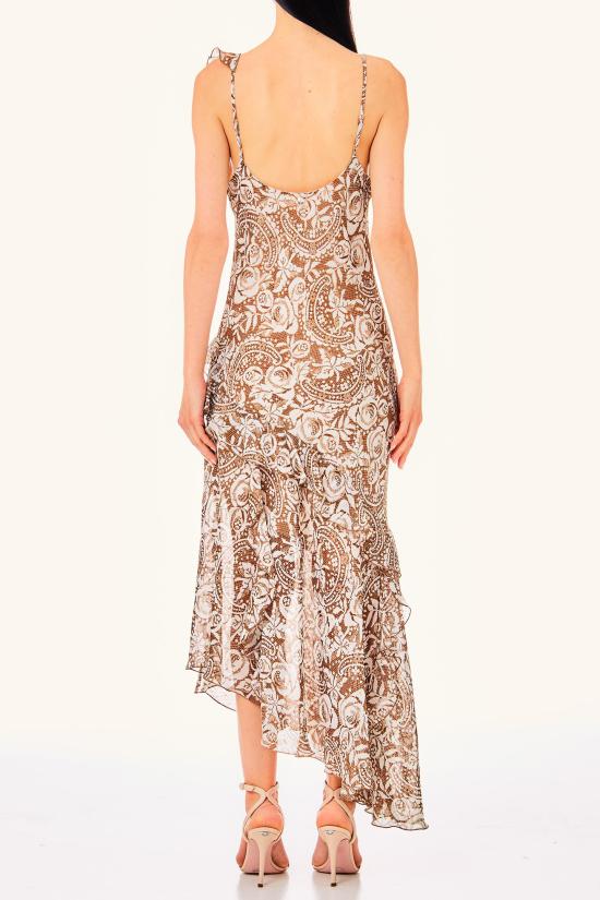  리우조 롱 원피스 MA4307T3888 N9214 marrone - LIU JO