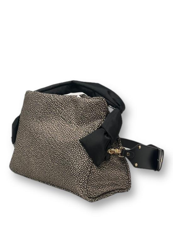  보르보네제 숄더백 933491AJ0 X11 naturale nero - BORBONESE