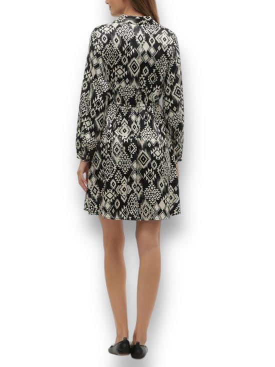  베로 모다 숏 원피스 10303378 BLACK bianco nero - VERO MODA