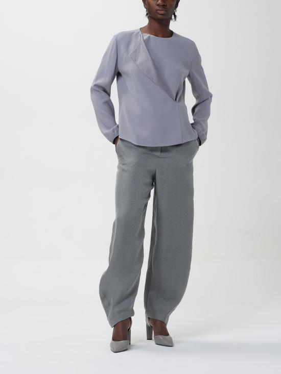  조르지오 아르마니 스트레이트 팬츠 E3NP28F2114 016 fantasia - GIORGIO ARMANI