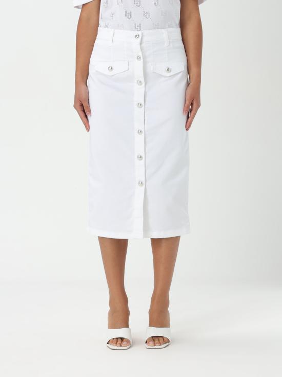  리우조 스커트 MA4293T7144 11111 bianco