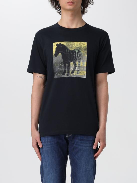  폴 스미스 반팔 티셔츠 M2R011RMP4543 49 blu