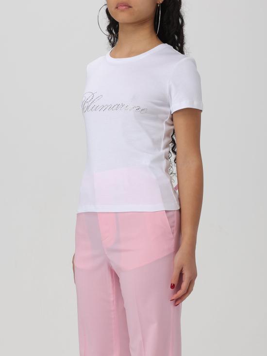  블루마린 반팔 티셔츠 2T054A N0100 bianco - BLUMARINE