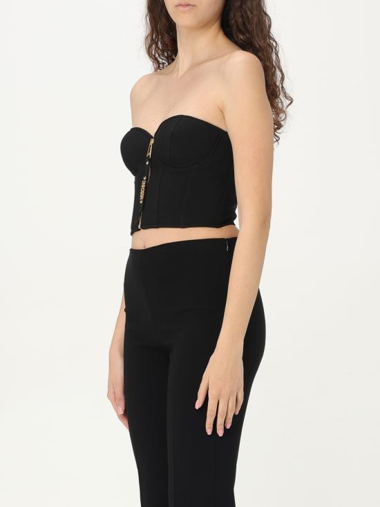  모스키노 민소매 티셔츠 A08040533 8555 nero - MOSCHINO