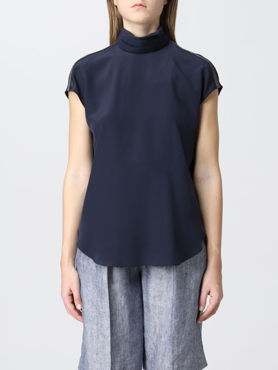  브루넬로 쿠치넬리 민소매 티셔츠 MB993BY704 C7186 blu