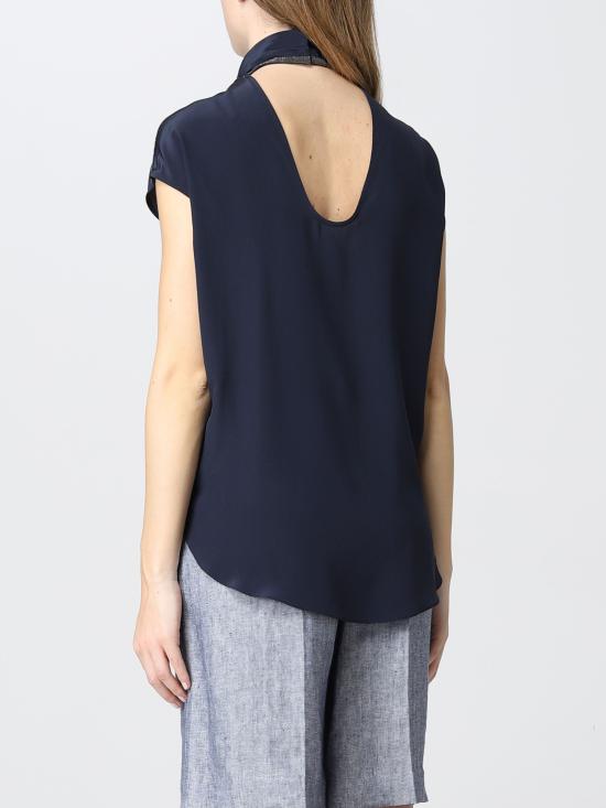  브루넬로 쿠치넬리 민소매 티셔츠 MB993BY704 C7186 blu - BRUNELLO CUCINELLI