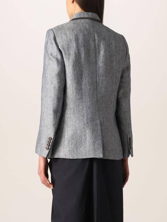  브루넬로 쿠치넬리 자켓 MW4592016 C010 denim - BRUNELLO CUCINELLI