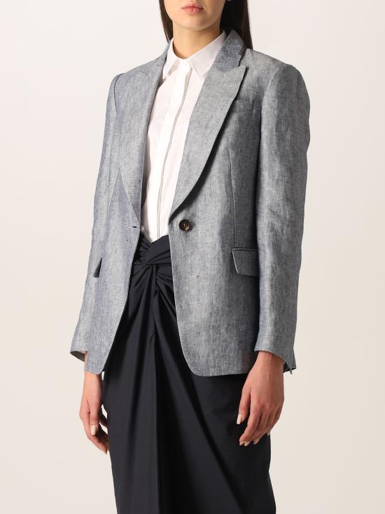  브루넬로 쿠치넬리 자켓 MW4592016 C010 denim - BRUNELLO CUCINELLI