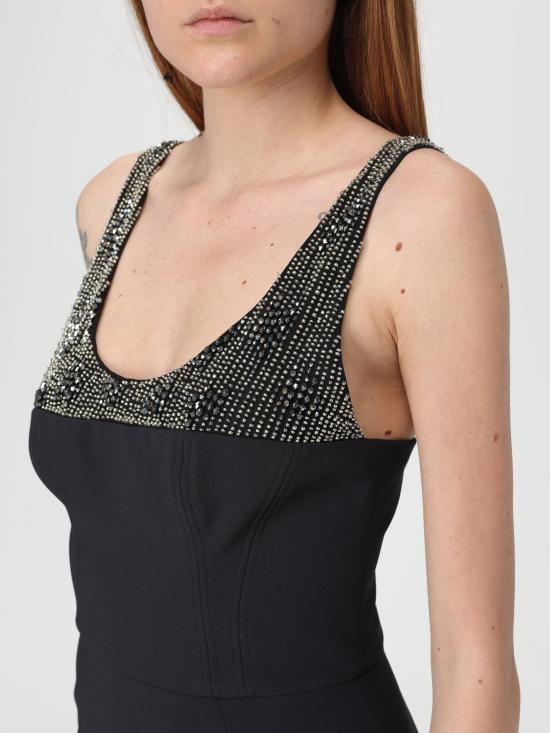  엘리자베타프랜치 숏 원피스 AB60242E2 110 nero - ELISABETTA FRANCHI