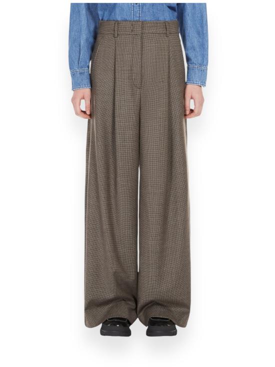 24FW 위켄드막스마라 팬츠 2425136142600 003 grigio melange - WEEKEND MAX MARA