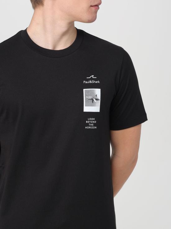 폴앤샤크 반팔 티셔츠 24411076 011 nero - PAUL & SHARK