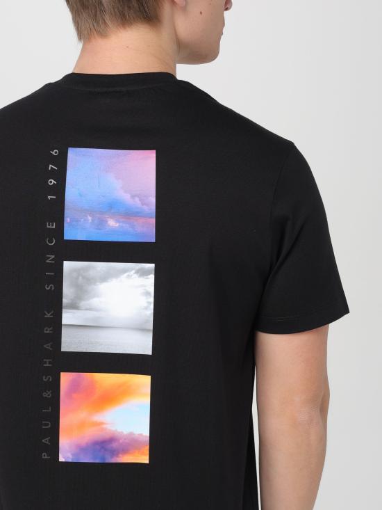 폴앤샤크 반팔 티셔츠 24411077 011 nero - PAUL & SHARK