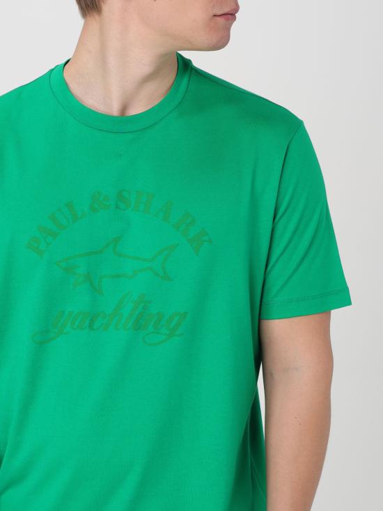  폴앤샤크 반팔 티셔츠 C0P1007 061 verde - PAUL & SHARK