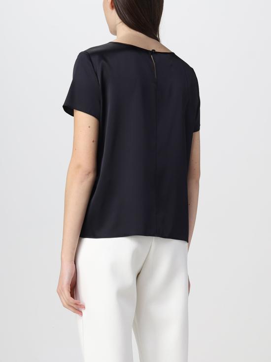 24FW 조르지오 아르마니 반팔 티셔츠 8N2K152NXXZ 0999 nero - GIORGIO ARMANI