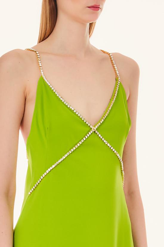  리우조 원피스 CA4183TS058 X0548 verde - LIU JO