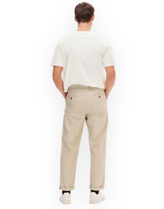  셀렉티드 스트레이트 팬츠 16092733 PURECASHMERE naturale - SELECTED