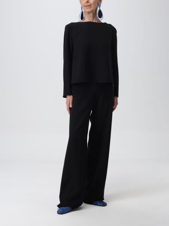  조르지오 아르마니 스트레이트 팬츠 8N2P052NWAZ 0999 nero - GIORGIO ARMANI