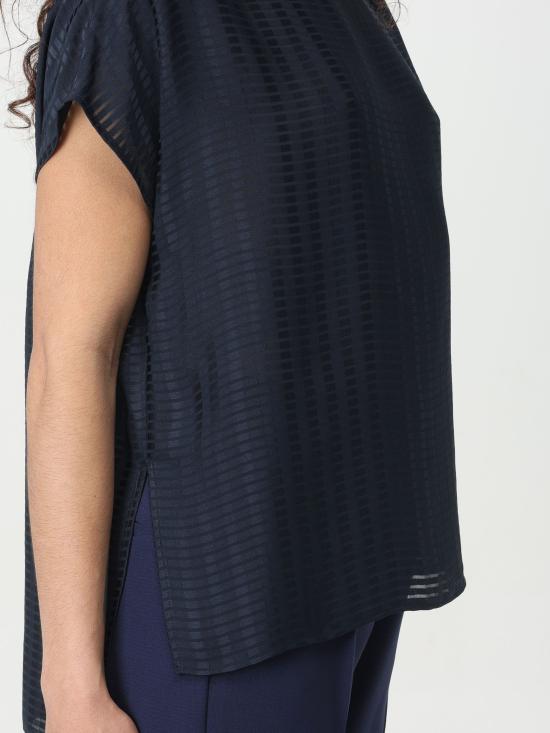  조르지오 아르마니 탑 E3NK1DF9912 927 blu - GIORGIO ARMANI