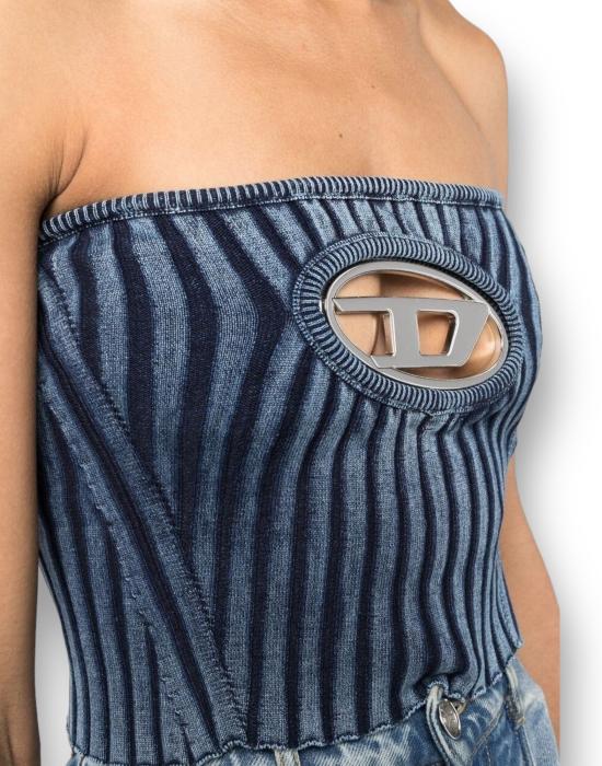 25SS 디젤 민소매 티셔츠 A057700HEAS 81E blu denim - DIESEL