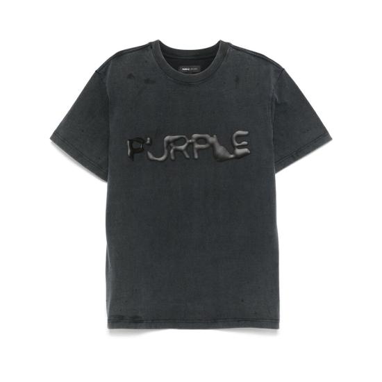 25SS 퍼플 브랜드 반팔 티셔츠 P117 HBLW BLACK