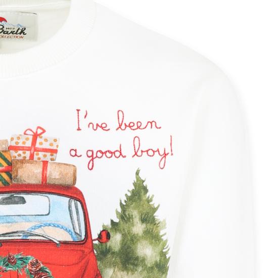 25FW [키즈] 세인트바쓰 트레이닝 상의 HUT0004 02224G WHITE - MC2 SAINT BARTH