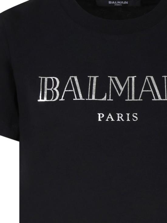  [키즈] 발망 티셔츠 BV8Q21Z0116 930AG - BALMAIN