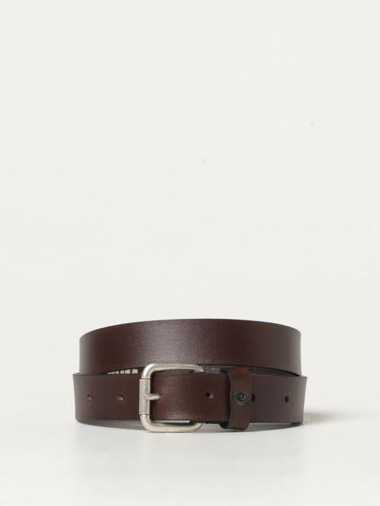 24FW [키즈] 파올로페코라 가죽 벨트 PP3869 MORO Brown