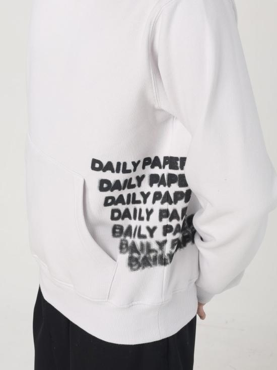 24FW 데일리 페이퍼 후드 티셔츠 2421039 Grey - DAILY PAPER