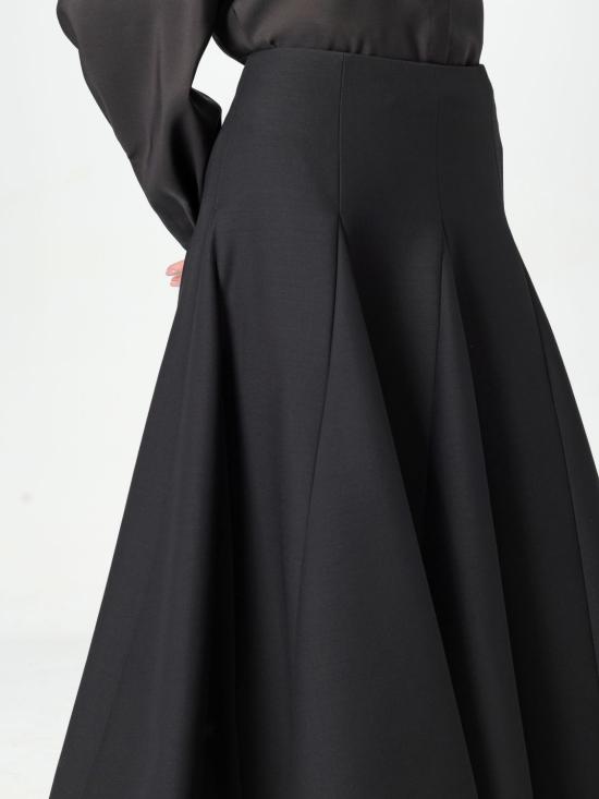 25FW 발렌티노 가라바니 롱 스커트 5B0RAC181CF 0NO Black - VALENTINO GARAVANI