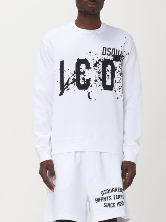  디스퀘어드2 긴팔 티셔츠 S79GU0114S25516 100 White