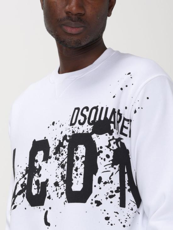  디스퀘어드2 긴팔 티셔츠 S79GU0114S25516 100 White - DSQUARED2