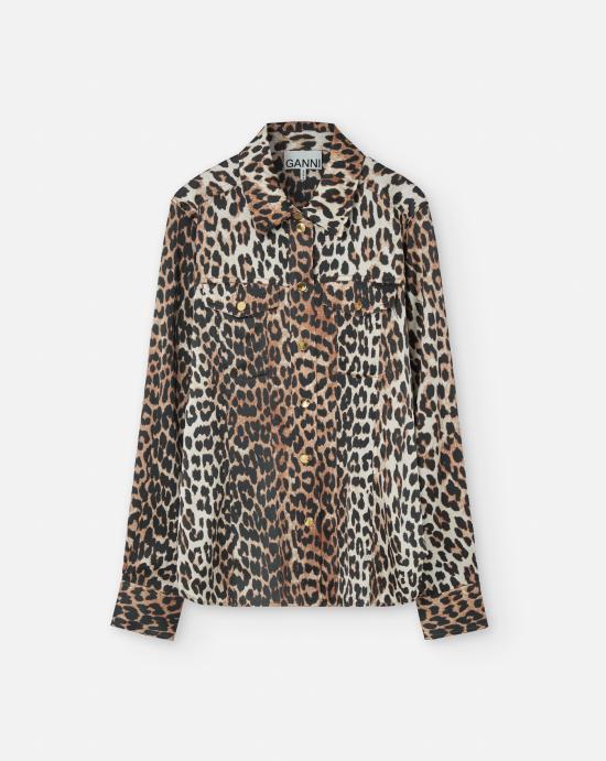 24FW 가니 셔츠 W0321 943 Brown