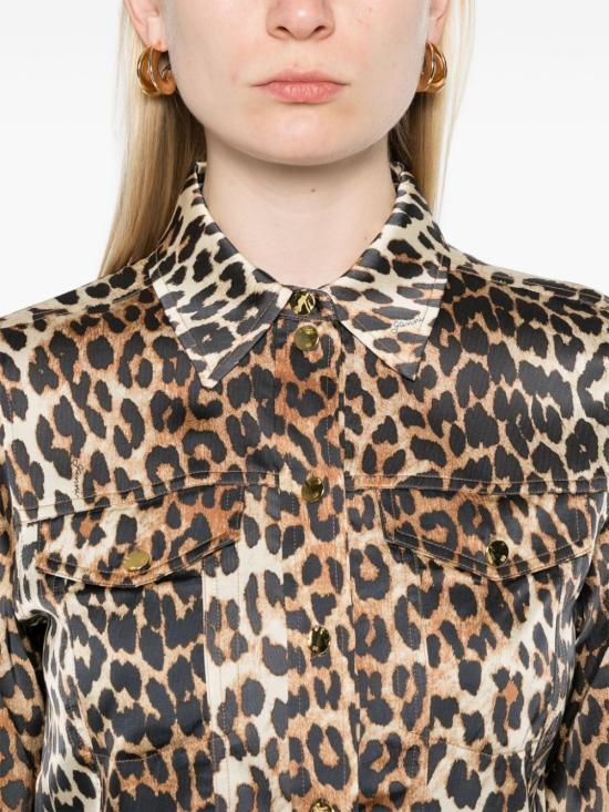 24FW 가니 셔츠 W0321 943 Brown - GANNI