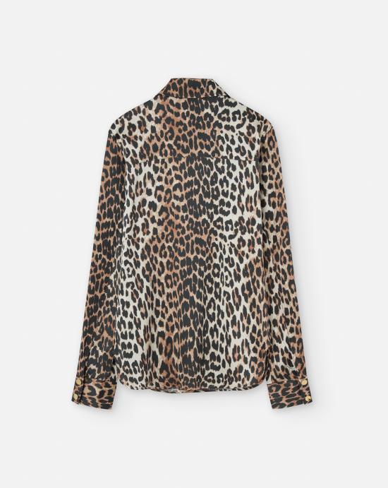 24FW 가니 셔츠 W0321 943 Brown - GANNI