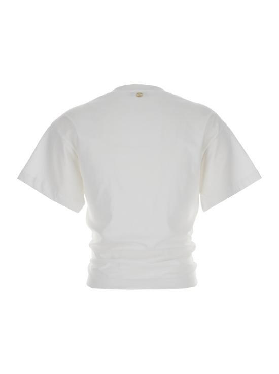 25SS 파코라반 반팔 티셔츠 23AJTO539CO0485P109 White - PACO RABANNE