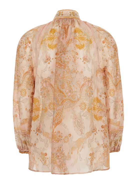 25SS 짐머만 숏 원피스 2446TRS252CRMPNKMUL - ZIMMERMANN