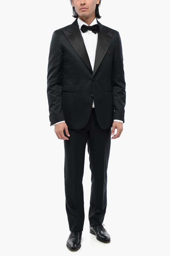  꼬르넬리아니 수트 자켓 816Z11 8167139 095 Nero Verde - CORNELIANI