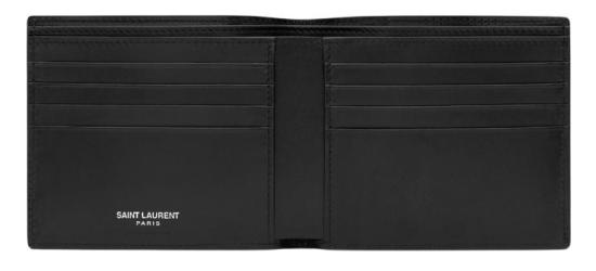 24FW 생로랑 남성지갑 453276 0SX0E1000 Black - SAINT LAURENT