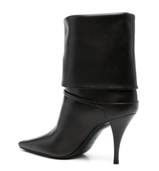 24FW 생로랑 니키 스무스 레더 부츠 801393 AADV22245 Harris eagle brown - SAINT LAURENT