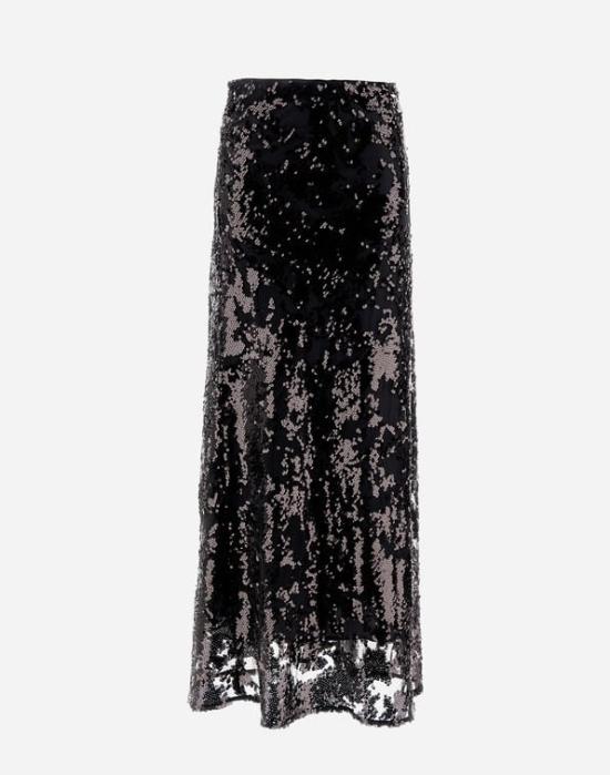 24FW 에르노 롱 스커트 GN000037D 12660 9300 9300 nero Nero