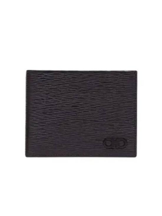 25FW 살바토레 페라가모 간치니 반지갑 66A063733308 BLACK DOM