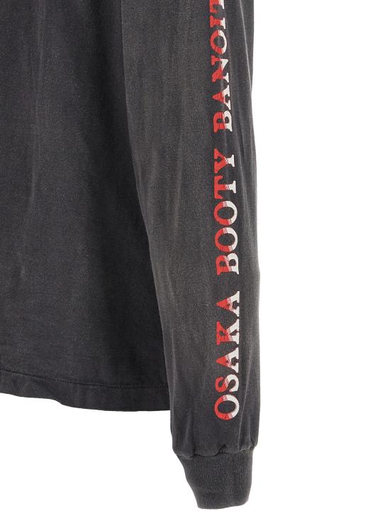 24FW 세인트 미카엘 긴팔 티셔츠 SMYS10000C40BLK Black - SAINT MXXXXXX