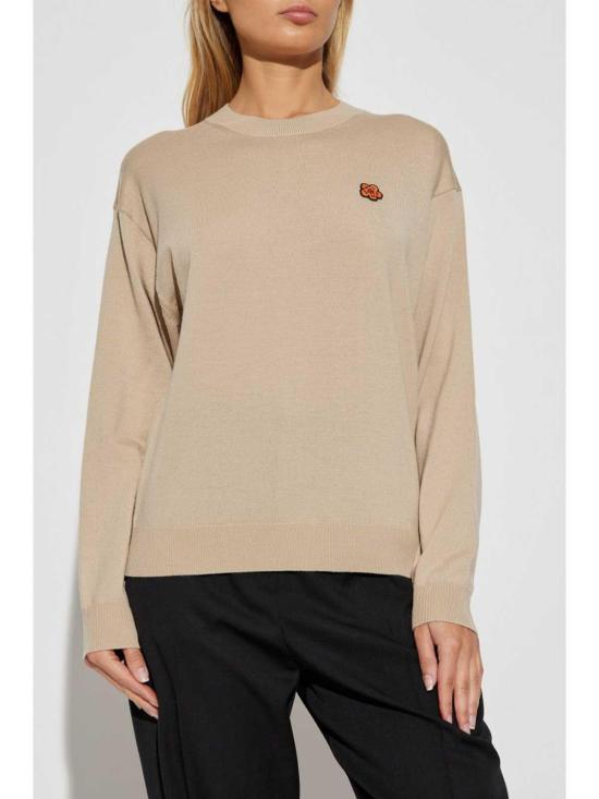  겐조 스웨터 FE62PU4893LB11 Beige - KENZO