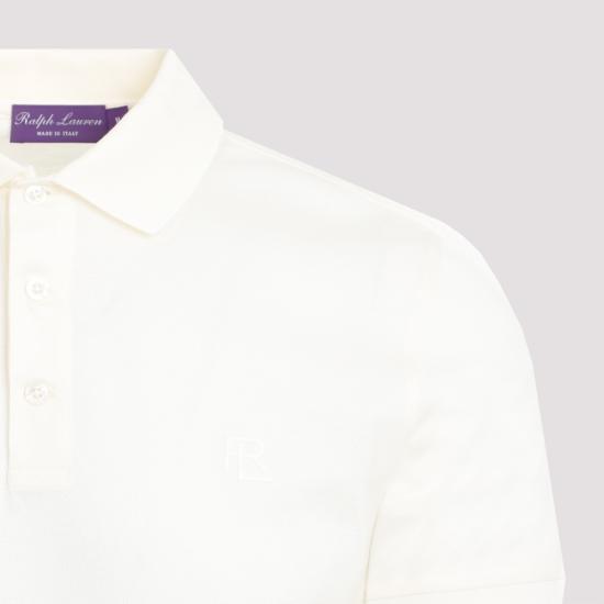  랄프로렌 퍼플라벨 폴로 티셔츠 790877021026 White - RALPH LAUREN PURPLE LABEL