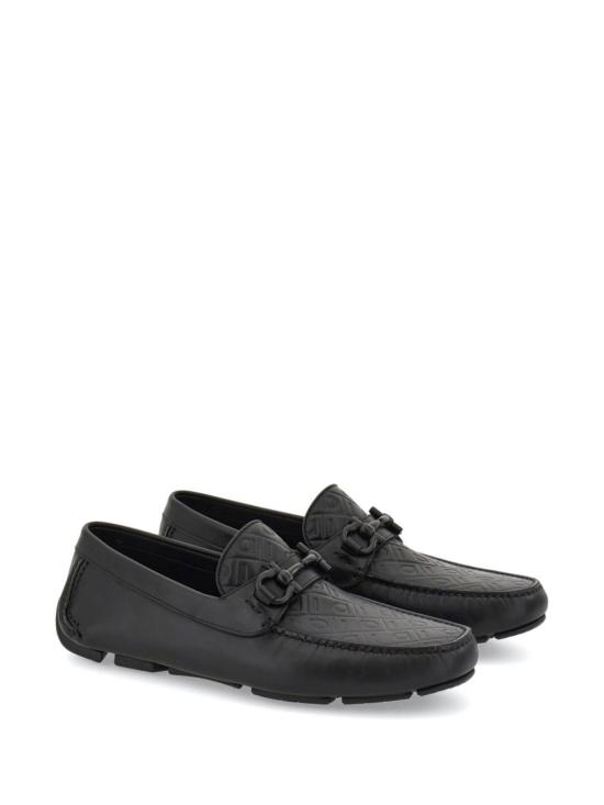 25SS 살바토레 페라가모 간치니 드라이빙 슈즈 02C398 0779172 NERO - SALVATORE FERRAGAMO
