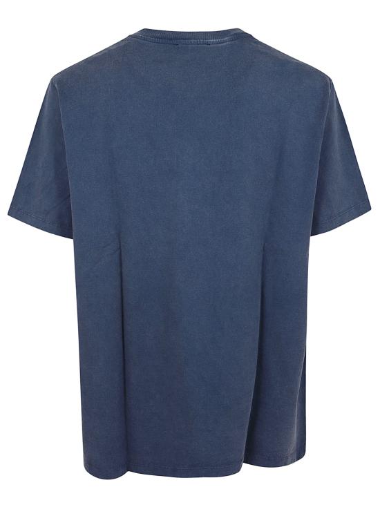 25SS 발망 반팔 티셔츠 DH1EG010BC72 SOS BLEU BLEU - BALMAIN